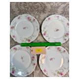 4- Antique Haviland plates-one has chip