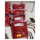 4 bags of plastic anchors