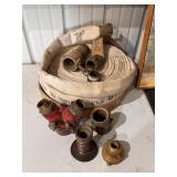 High pressure 1 1/2ï¿½ water hose w/ misc adapters