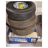 4 New pneumatic tires