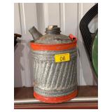 Antique 1 gallon fuel can