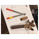 Hitch, large snap ring pliers, hammer head