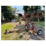 8 wheel hay rake
