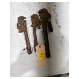 3 pipe wrenches