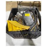 Crate of extension cords
