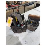 Tool pouches with tools