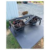 Two burner propane cooker with legs