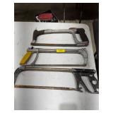 3 hacksaws