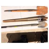 Misc tools shovels post hole digger