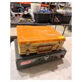 Coleman stove and tacklebox