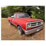 1987 Dodge RAM Short Wheel Base Pickup