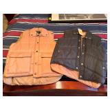 2 Vintage Vests - 1 Med, 1 XL