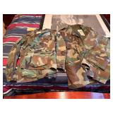 Military Jacket, Shirt, 2 Pair of Pants