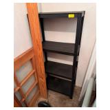 Plastic 4 Tier Shelf & 5 Tier Metal Shelf