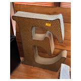 Large Metal Letter E