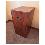 Wood Grain File Cabinet