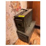 2 Ammo Cans w/ Misc Electric Parts & Wiring
