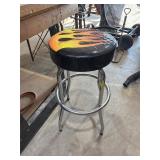 Shop stool (has rip in seat)