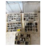 5 organizers FULL OF HARDWARE