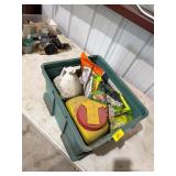 Crate of garden fertilizer/root stimulant