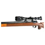 Custom Mauser Style Bolt Action Rifle with Tasco 4-12x40 Scope	145944