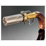 Antique "Pepperbox" Four-Shot .36 Caliber Black Powder Cap and Ball Percussion Revolver	145810
