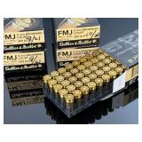 Lot of 5 Sellier & Bellot Ammunition 9mm Browning Court .380 Auto 92 Grains FMJ Ammo SB380A 250 Roun