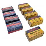 Western Super-X & Peters 22 Long Rifle Ammunition 9 Vintage Collectable Boxes	146065
