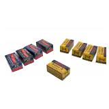 Western Super-X & Peters 22 Long Rifle Ammunition 9 Vintage Collectable Boxes	146065