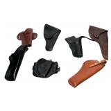 Lot of 8 Vintage Leather Revolver/Pistol Holsters	146141
