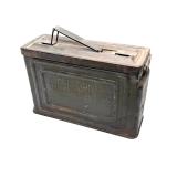 Lot of 3 Vintage US Military Ammunition Boxes Ammo Box Lot	146154