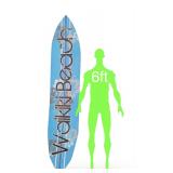 Vintage Original Big Surf Waterpark Waikiki Beach Exit Sign - Iconic Surfboard Vintage Original Big Surf Waterpark Waikiki Beach Exit Sign - Iconic Surfboard