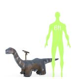 Crackerjax Scottsdale AZ Brachiosaurus Coin-Op Kiddie Ride Amusement Park Crackerjax Scottsdale AZ Brachiosaurus Coin-Op Kiddie Ride Amusement Park