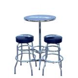 Official NFL Seattle Seahawks High-Top Bar Table & 2 Stools Set Official NFL Seattle Seahawks High-Top Bar Table & 2 Stools Set