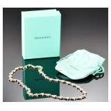 Tiffany & Co Sterling Silver Puff Star Necklace 18' w/ Box & Pouch Collectible Tiffany & Co Sterling Silver Puff Star Necklace 18' w/ Box & Pouch Collectible