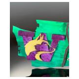 Washington State Huskies Cougars Rivalry Metal Sign 3D Layered College Football Washington State Huskies Cougars Rivalry Metal Sign 3D Layered College Football
