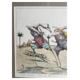 Bo Sterk Signed & Numbered 'Tuts Tooters' Lithograph Framed Print 4/55 Bo Sterk Signed & Numbered 'Tuts Tooters' Lithograph Framed Print 4/55