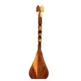 Vintage Carved Wood Polynesian Style Ceremonial Paddle Club Pacific Islands Art Vintage Carved Wood Polynesian Style Ceremonial Paddle Club Pacific Islands Art