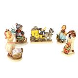 Lot of 5 Vintage Goebel Hummel Figurines Collection Lot of 5 Vintage Goebel Hummel Figurines Collection