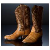 Tony Lama Men's 10D Teju Lizard Skin Cowboy Boots Western Style Tony Lama Men's 10D Teju Lizard Skin Cowboy Boots Western Style