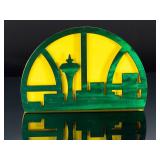 Vintage Seattle SuperSonics 3D Custom Metal Sign - High Quality NBA Memorabilia Vintage Seattle SuperSonics 3D Custom Metal Sign - High Quality NBA Memorabilia