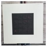 Abstract Mixed Media Layered Paper Cut Art, Unframed, Modern Style Abstract Mixed Media Layered Paper Cut Art, Unframed, Modern Style