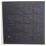 Abstract Mixed Media Layered Paper Cut Art, Unframed, Modern Style Abstract Mixed Media Layered Paper Cut Art, Unframed, Modern Style