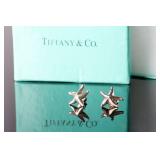 Tiffany & Co Elsa Peretti Sterling Silver Starfish Earrings w/ Box Tiffany & Co Elsa Peretti Sterling Silver Starfish Earrings w/ Box
