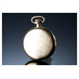 1919 Hamilton 974 17j 16s Gold-Toned Openface Pocket Watch - Non-Working 1919 Hamilton 974 17j 16s Gold-Toned Openface Pocket Watch - Non-Working