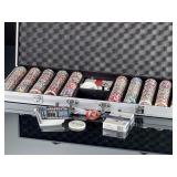 PERFECT 10 Poker Chip Set with Risque Playing Cards & Dice in Case PERFECT 10 Poker Chip Set with Risque Playing Cards & Dice in Case