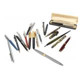 Large Vintage Pen Lot (20+): Fountain & Ballpoint Pens, Parker & More Large Vintage Pen Lot (20+): Fountain & Ballpoint Pens, Parker & More