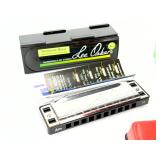 Lot of 4 Harmonicas: 3 Lee Oskar by Tombo (Japan) & 1 The Bandmaster GDR Lot of 4 Harmonicas: 3 Lee Oskar by Tombo (Japan) & 1 The Bandmaster GDR