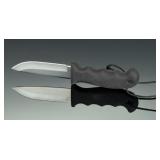 Cutco 5718 Drop Point Hunting Knife w/ Serrated Edge & Leather Sheath, USA Cutco 5718 Drop Point Hunting Knife w/ Serrated Edge & Leather Sheath, USA