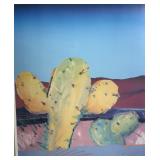 Patrick Coffaro 'Lemon Ice' Desert Cactus Southwestern Framed Art Print Patrick Coffaro 'Lemon Ice' Desert Cactus Southwestern Framed Art Print